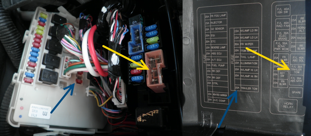 7 wire Trailer Wiring - HELP Please - Nissanhelp.com Forums 2005 Nissan Frontier Turn Signal Relay Location