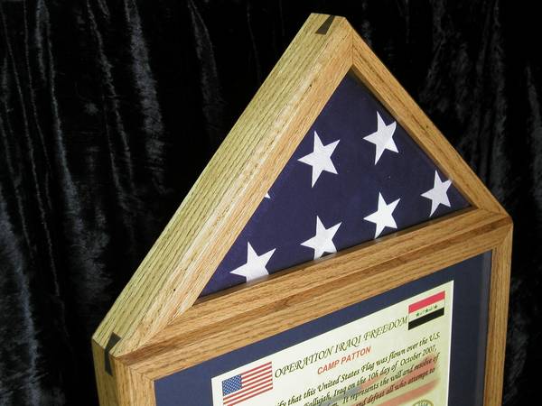 wooden flag display case plans – woodguides
