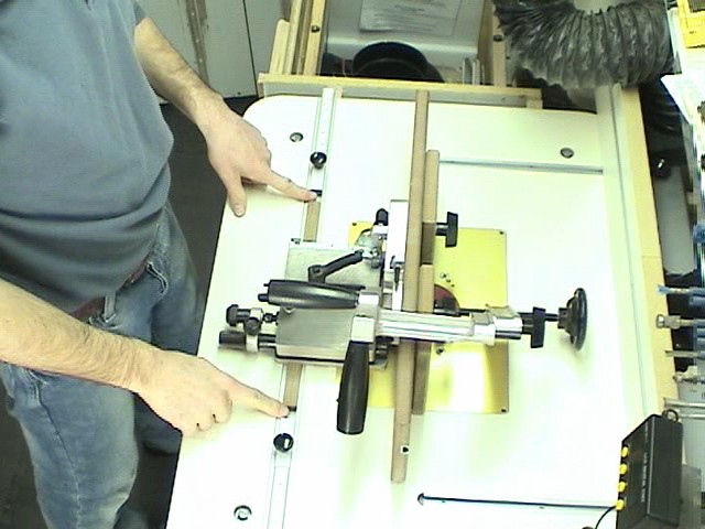 tenon jig used for mortising