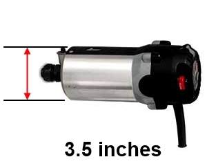 3.5 inch diameter motor