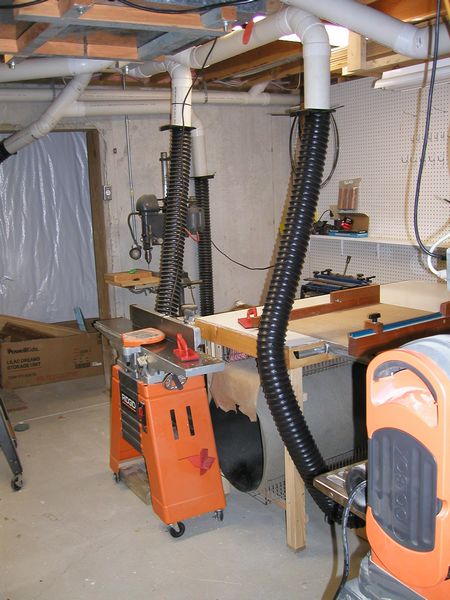 woodworking shop dust collection system
