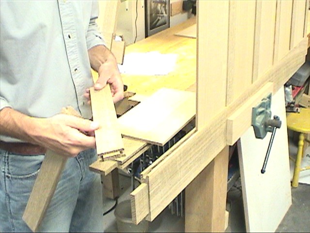 Stickley Panel Bed in progress