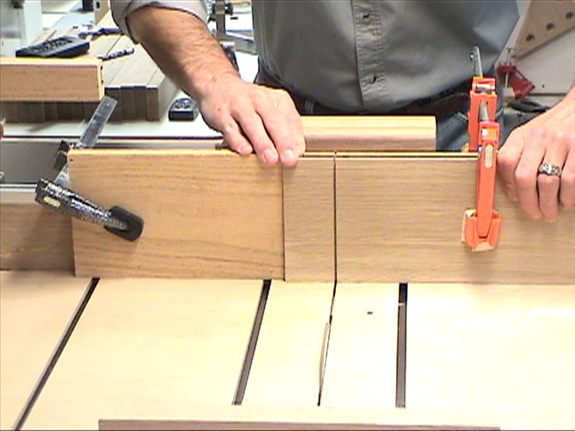 Stickley Panel Bed in progress