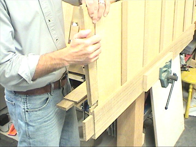 Stickley Panel Bed in progress